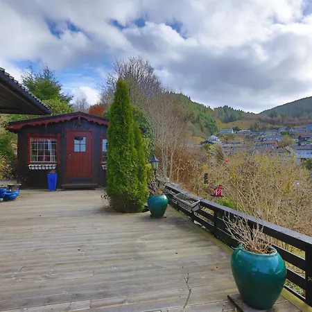 Single-family With Panorama View To The Fjord فيلة *